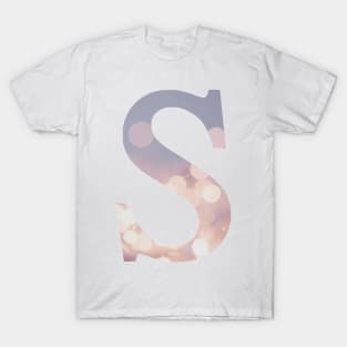 The Letter S Purple Lights T-Shirt